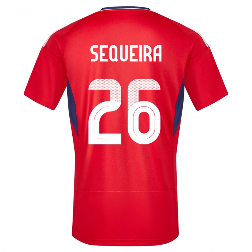 Herren Costa Rica Douglas Sequeira #26 Rot Heimtrikot Trikot 24-26 T-Shirt