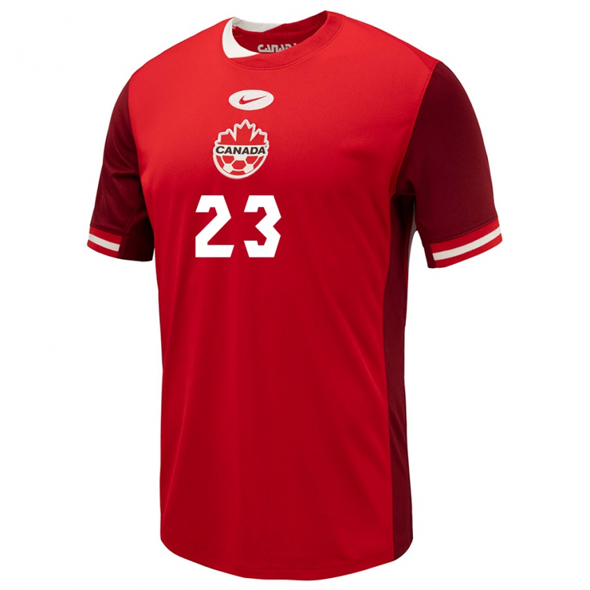 Herren Kanada Liam Millar #23 Rot Heimtrikot Trikot 24-26 T-Shirt