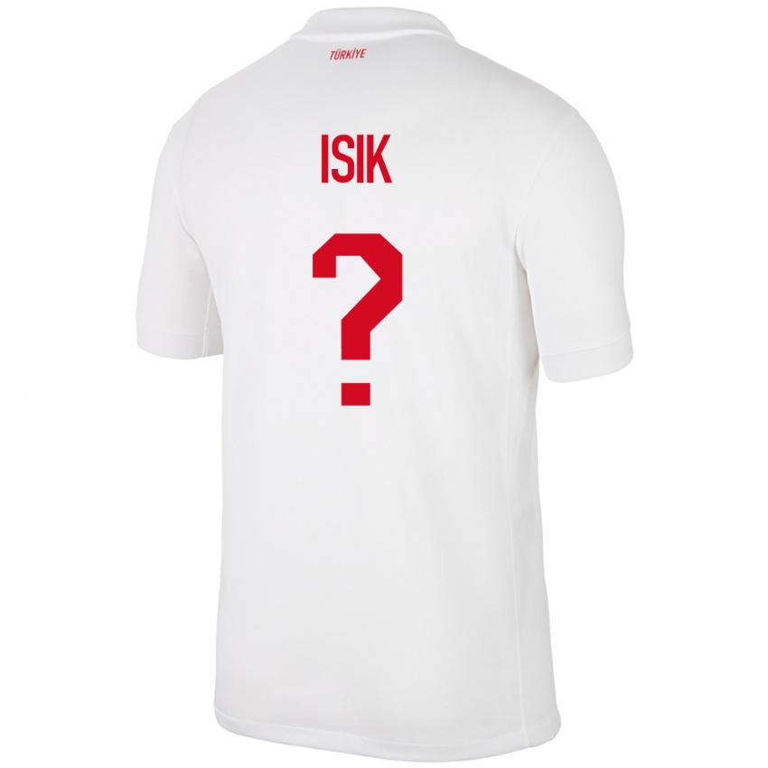 Herren Türkei Emre Işık #0 Weiß Heimtrikot Trikot 24-26 T-Shirt