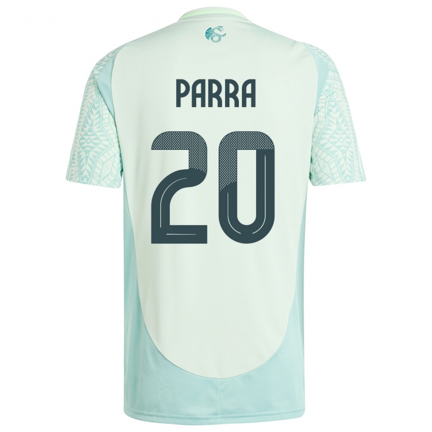 Herren Mexiko Rodrigo Parra #20 Leinengrün Auswärtstrikot Trikot 24-26 T-Shirt