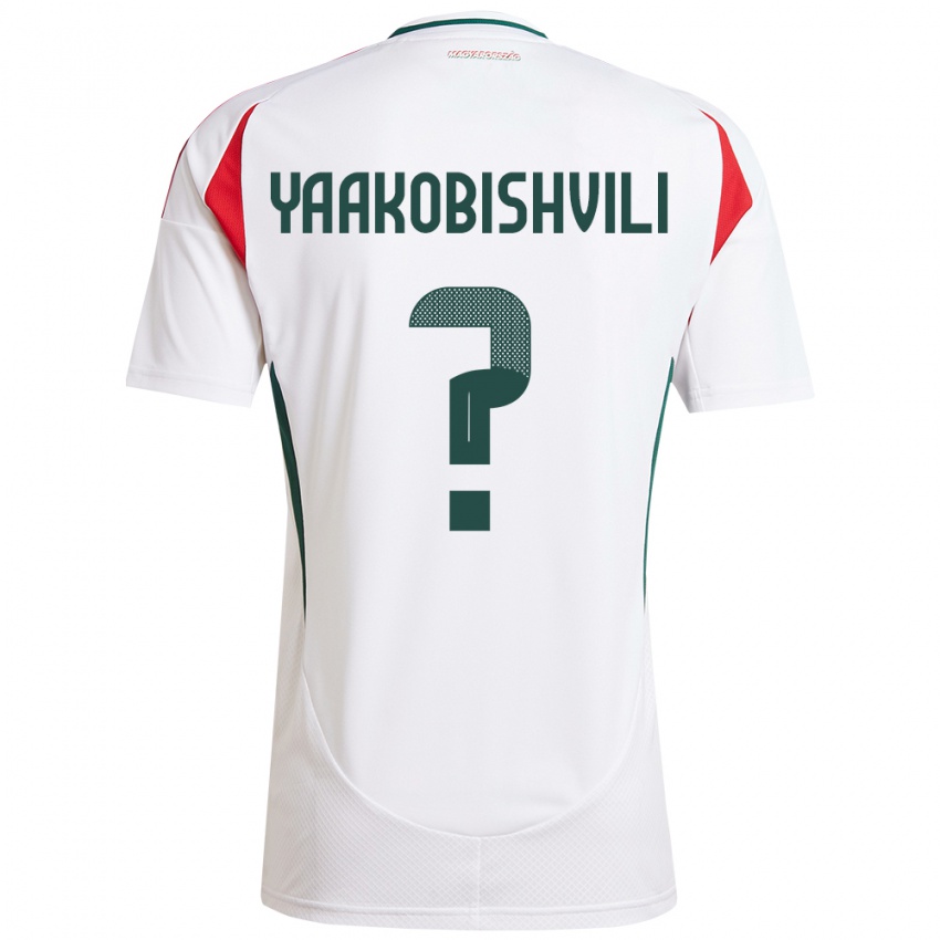 Herren Ungarn Antal Yaakobishvili #0 Weiß Auswärtstrikot Trikot 24-26 T-Shirt