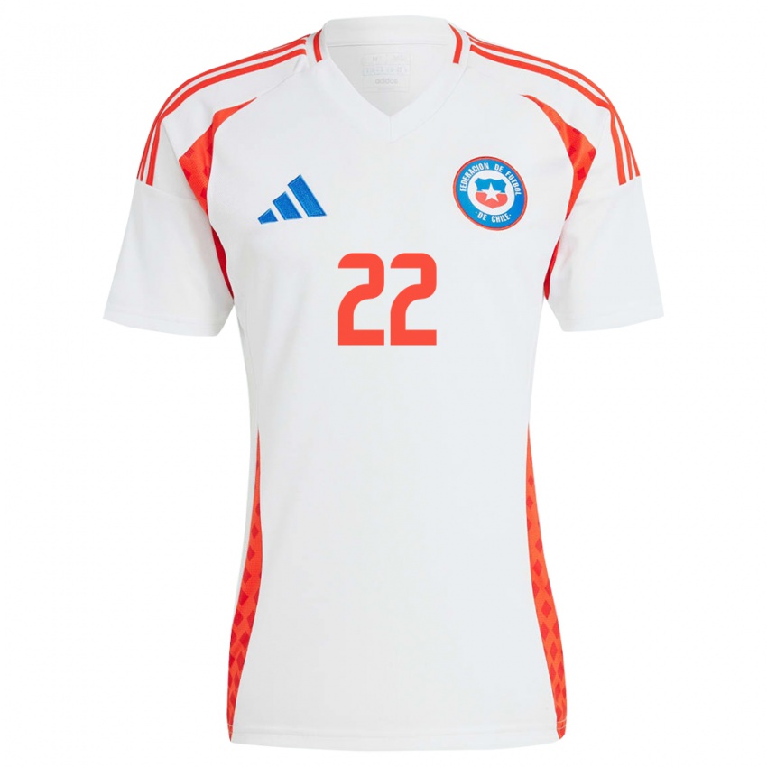 Herren Chile Martín Maturana #22 Weiß Auswärtstrikot Trikot 24-26 T-Shirt