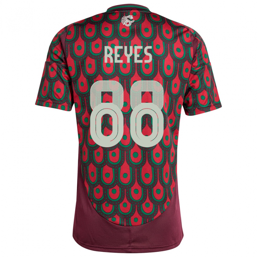 Damen Mexiko Maricarmen Reyes #88 Kastanienbraun Heimtrikot Trikot 24-26 T-Shirt