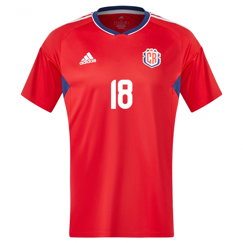 Damen Costa Rica Aaron Cruz #18 Rot Heimtrikot Trikot 24-26 T-Shirt