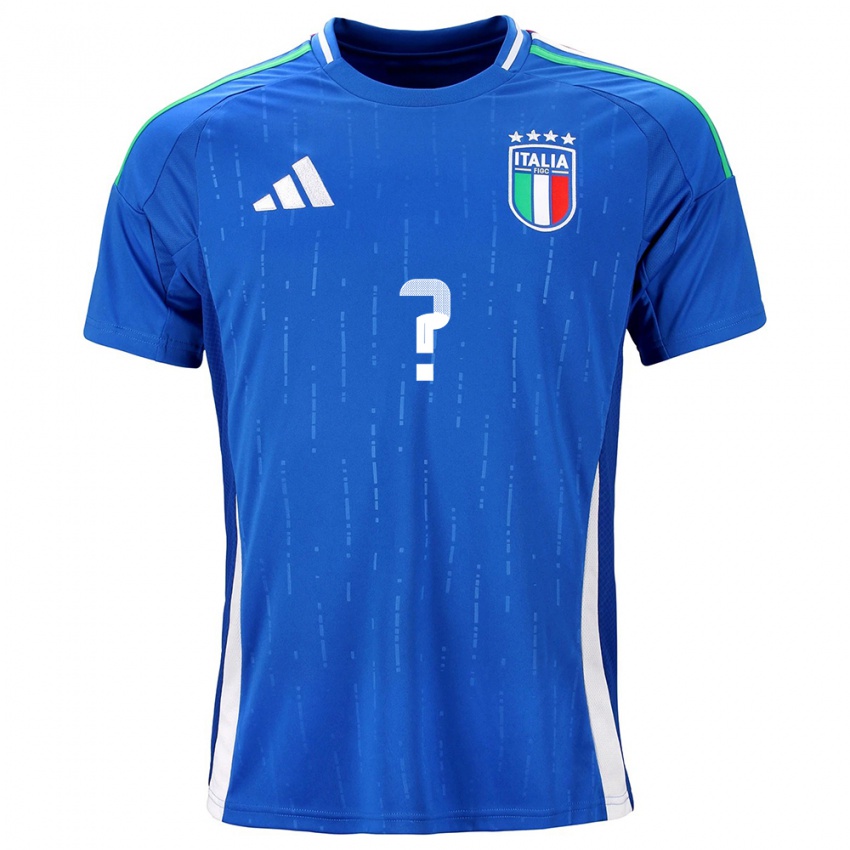 Damen Italien Ihren Namen #0 Blau Heimtrikot Trikot 24-26 T-Shirt