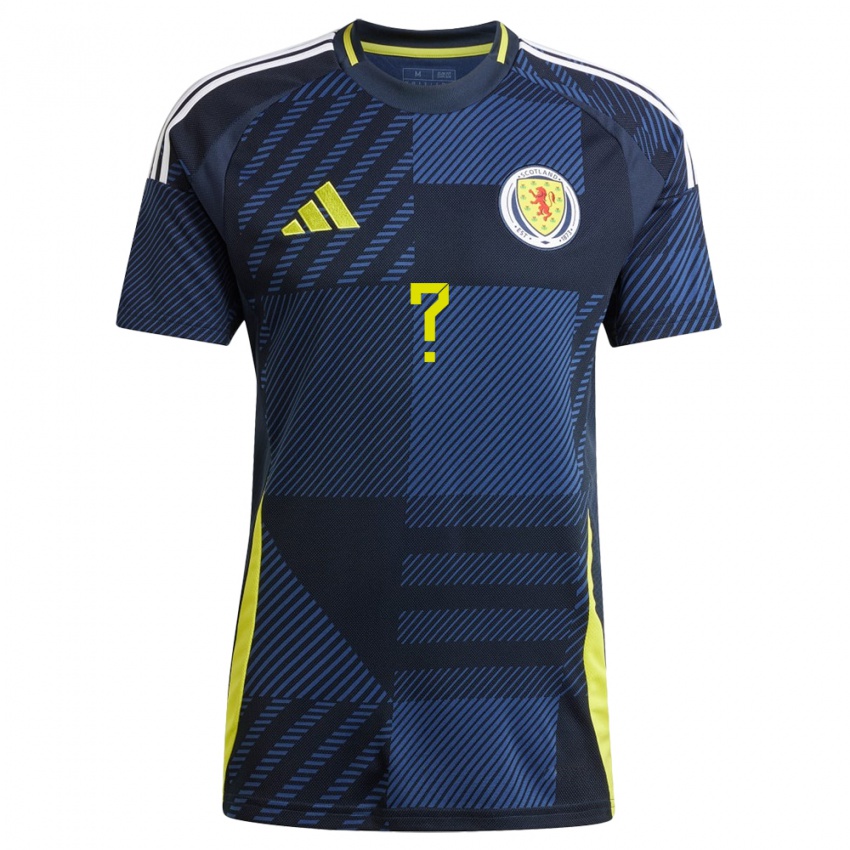 Damen Schottland Josh Mulligan #0 Dunkelblau Heimtrikot Trikot 24-26 T-Shirt