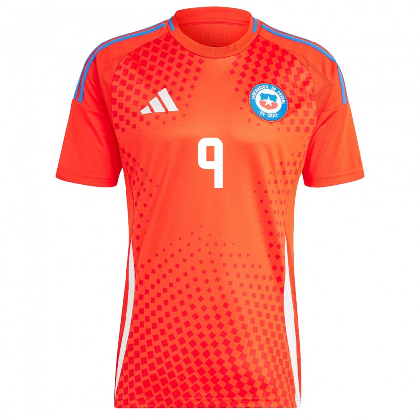 Damen Chile Sonya Keefe #9 Rot Heimtrikot Trikot 24-26 T-Shirt