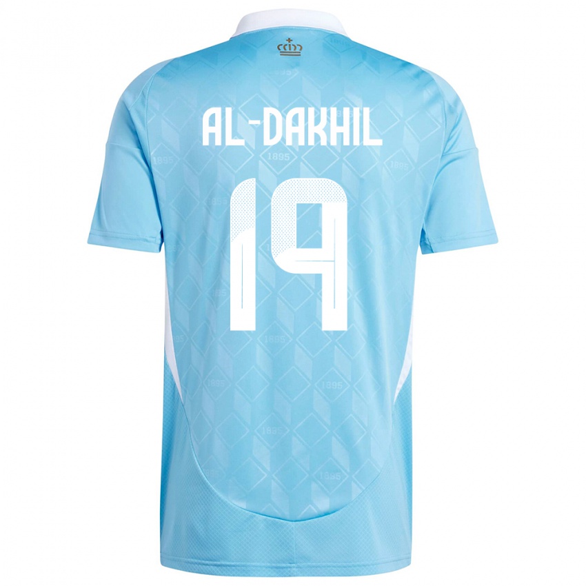 Damen Belgien Ameen Al Dakhil #19 Blau Auswärtstrikot Trikot 24-26 T-Shirt