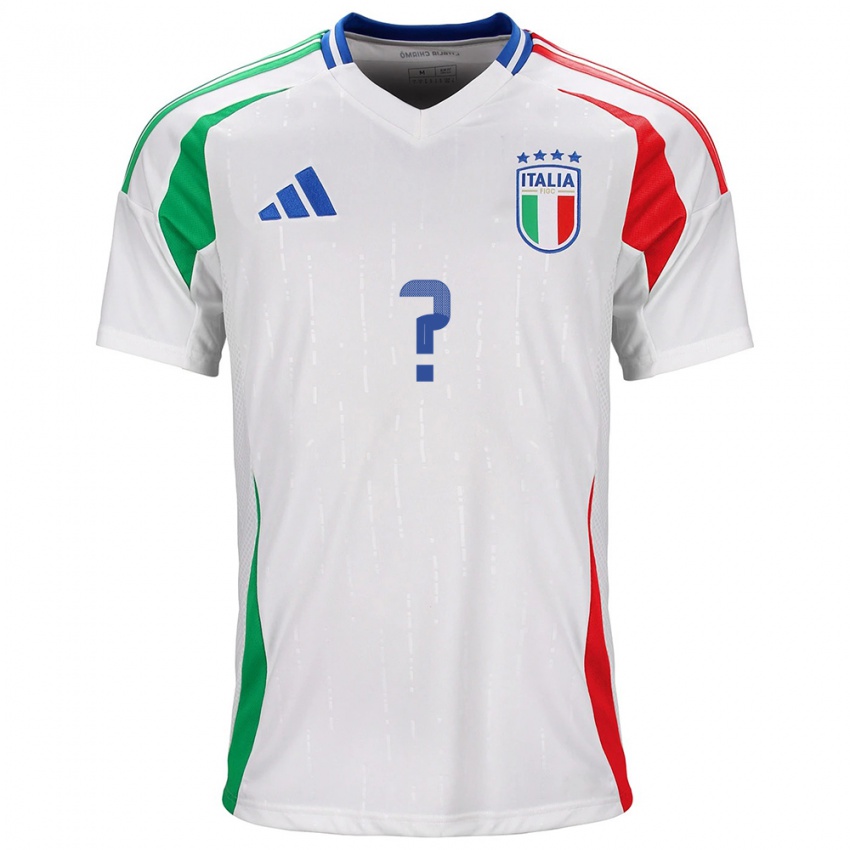 Damen Italien Luca D'andrea #0 Weiß Auswärtstrikot Trikot 24-26 T-Shirt