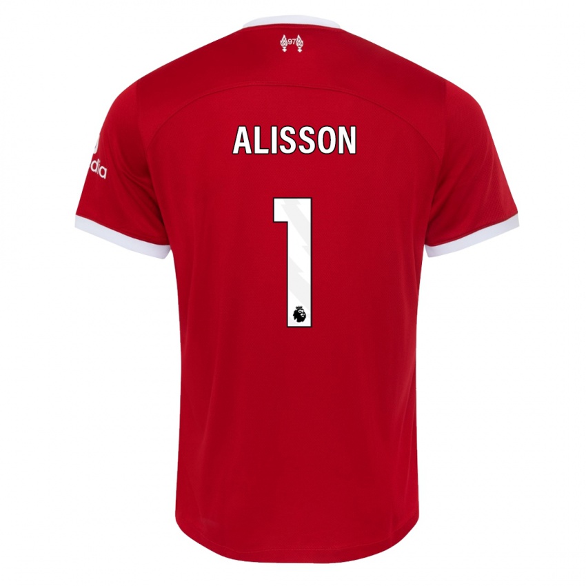 Kinder Alisson #1 Rot Heimtrikot Trikot 2023/24 T-Shirt