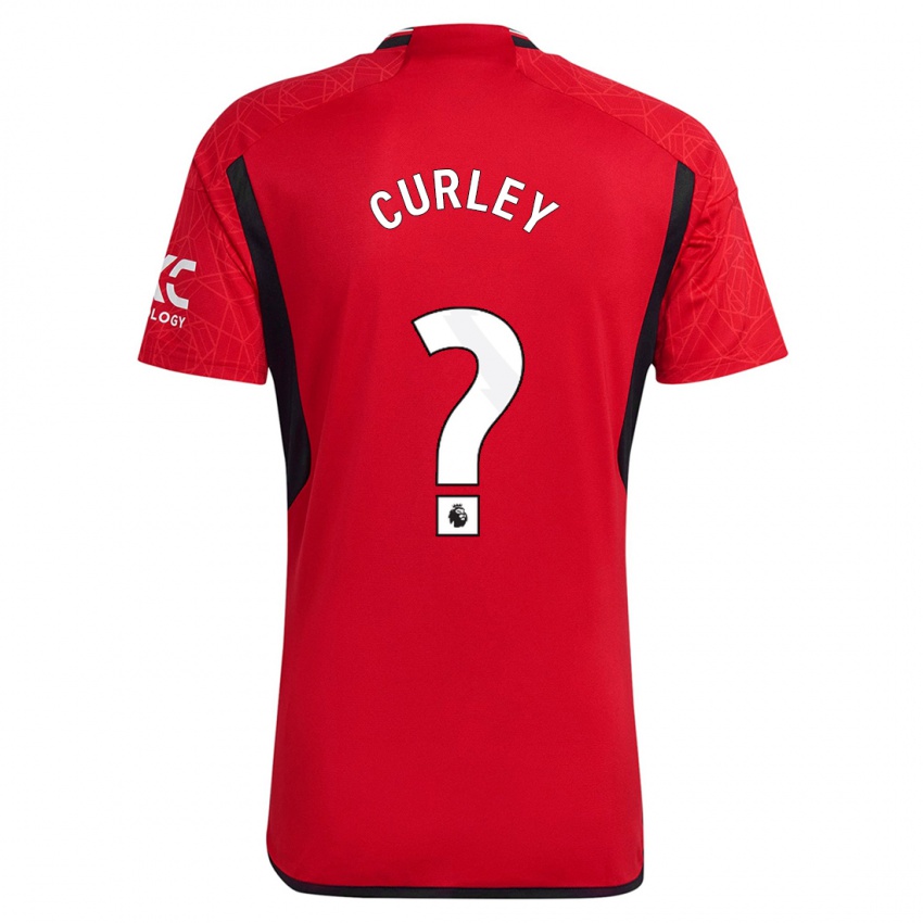 Kinder Ruben Curley #0 Rot Heimtrikot Trikot 2023/24 T-Shirt