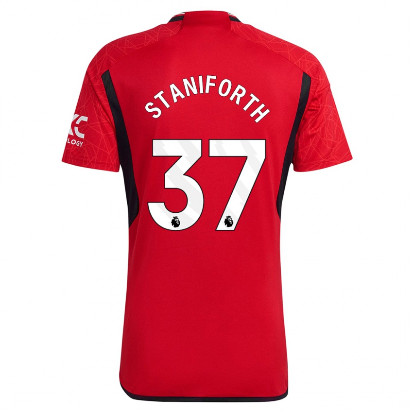 Kinder Lucy Staniforth #37 Rot Heimtrikot Trikot 2023/24 T-Shirt