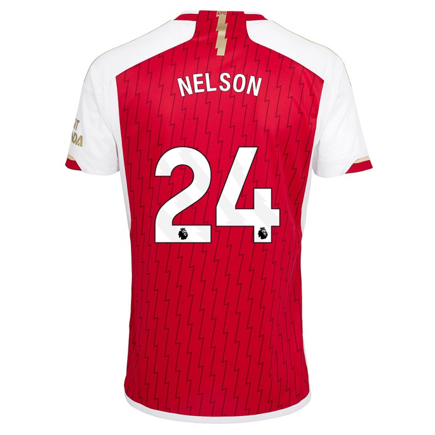 Kinder Reiss Nelson #24 Rot Heimtrikot Trikot 2023/24 T-Shirt