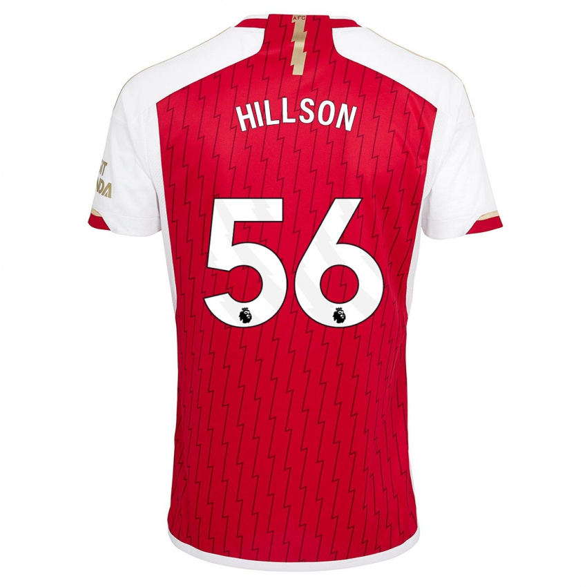 Kinder James Hillson #56 Rot Heimtrikot Trikot 2023/24 T-Shirt