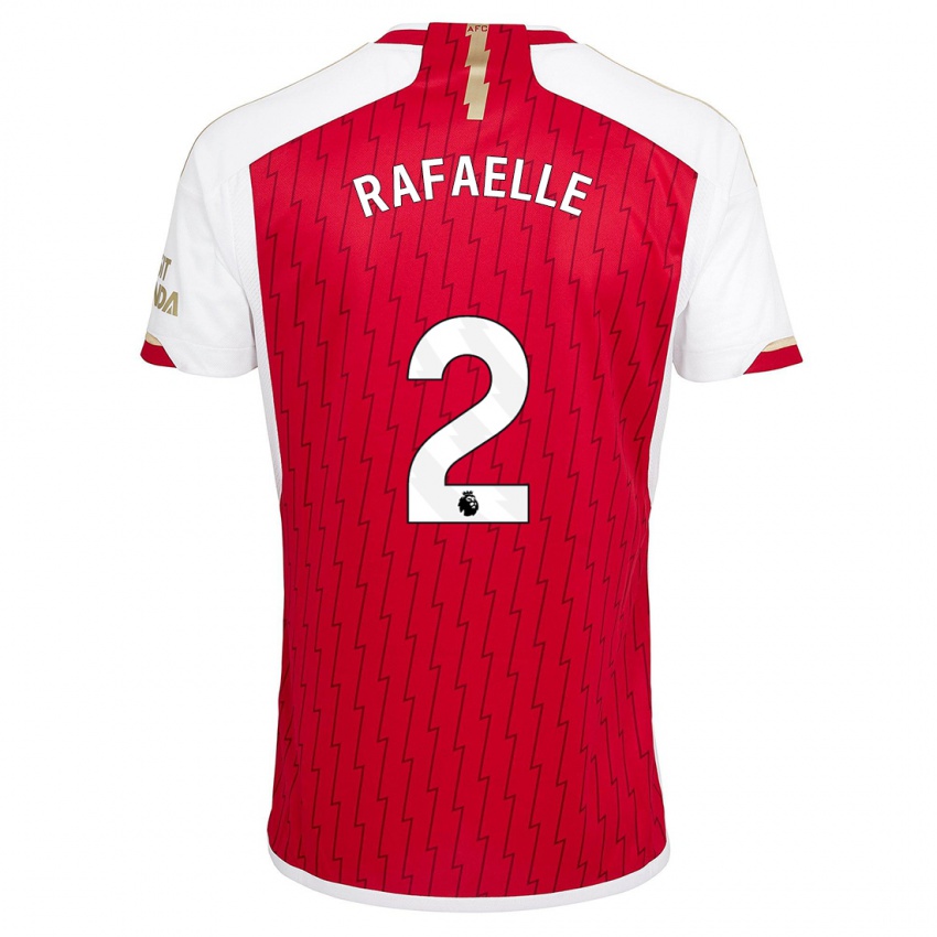 Kinder Rafaelle Souza #2 Rot Heimtrikot Trikot 2023/24 T-Shirt