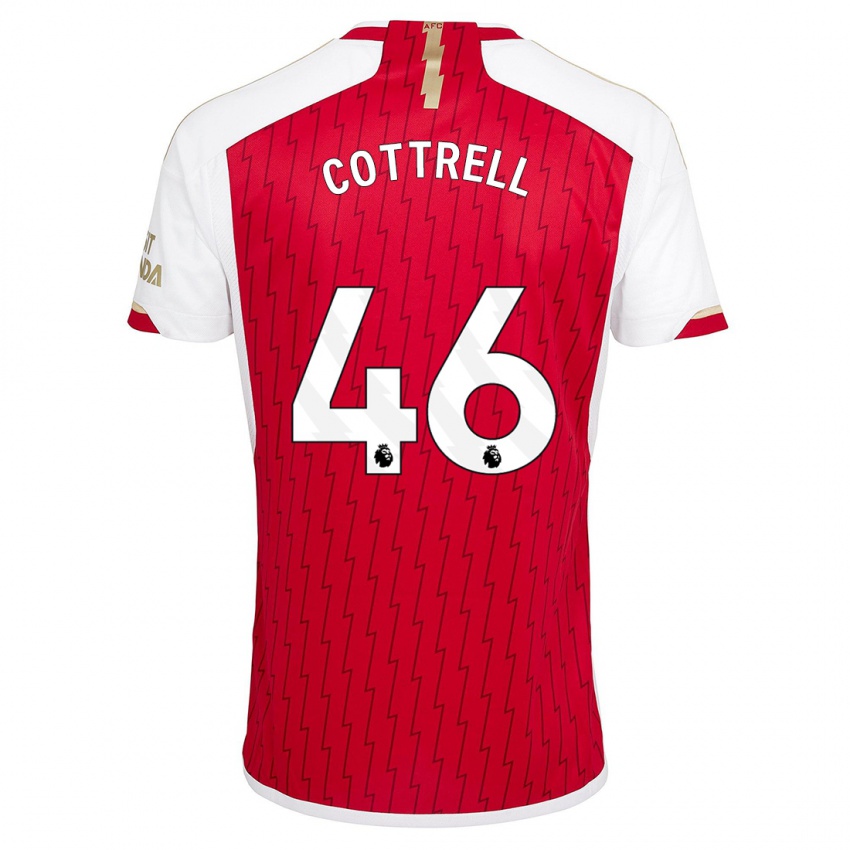 Kinder Ben Cottrell #46 Rot Heimtrikot Trikot 2023/24 T-Shirt