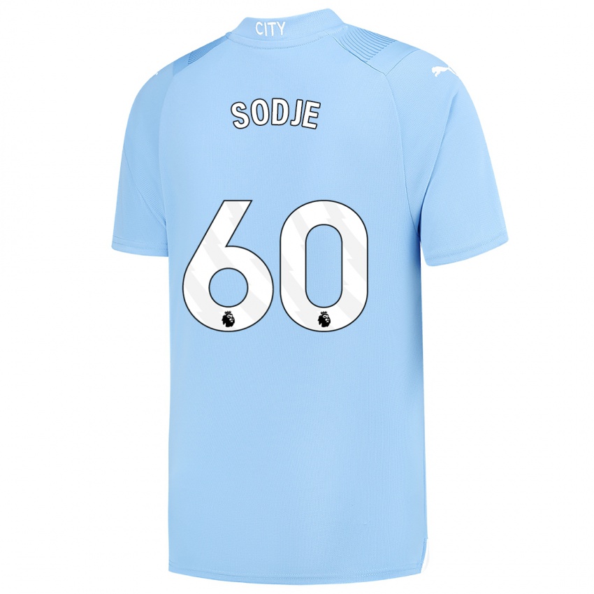 Kinder Tai Sodje #60 Hellblau Heimtrikot Trikot 2023/24 T-Shirt