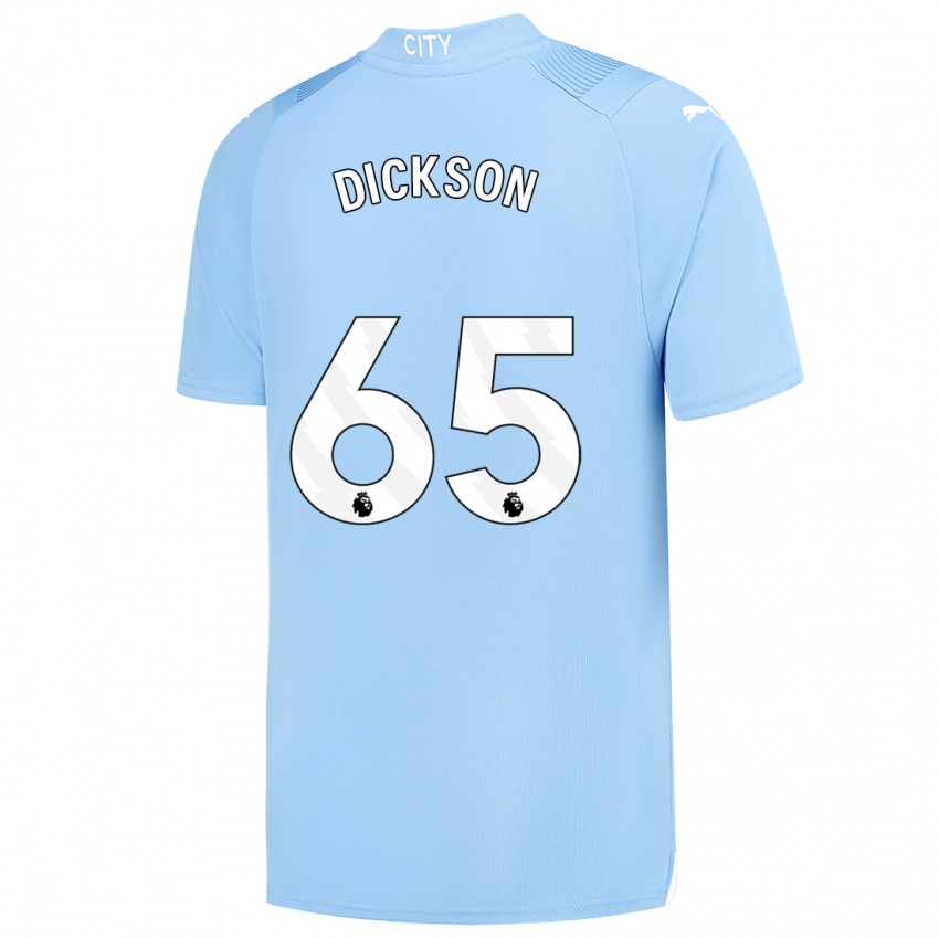 Kinder Will Dickson #65 Hellblau Heimtrikot Trikot 2023/24 T-Shirt