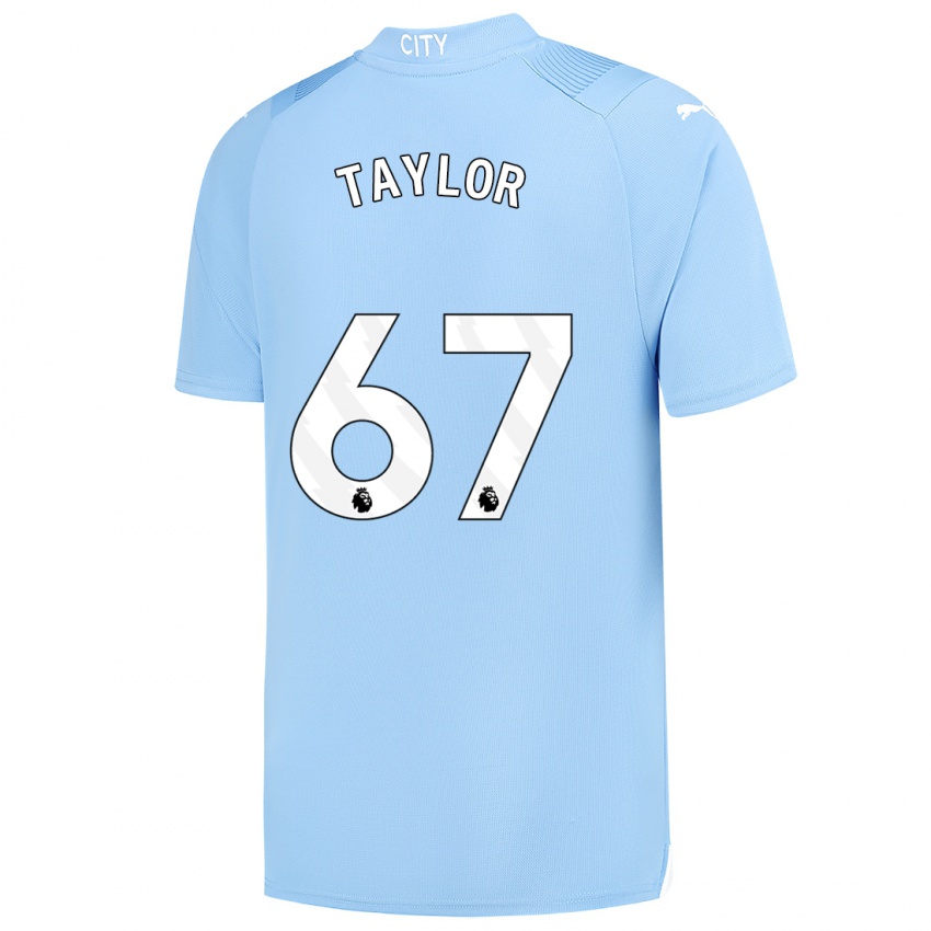 Kinder Kane Taylor #67 Hellblau Heimtrikot Trikot 2023/24 T-Shirt