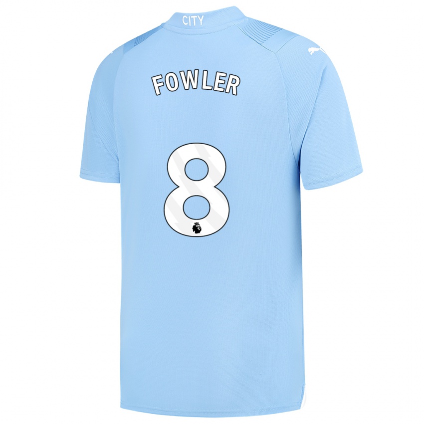 Kinder Mary Fowler #8 Hellblau Heimtrikot Trikot 2023/24 T-Shirt