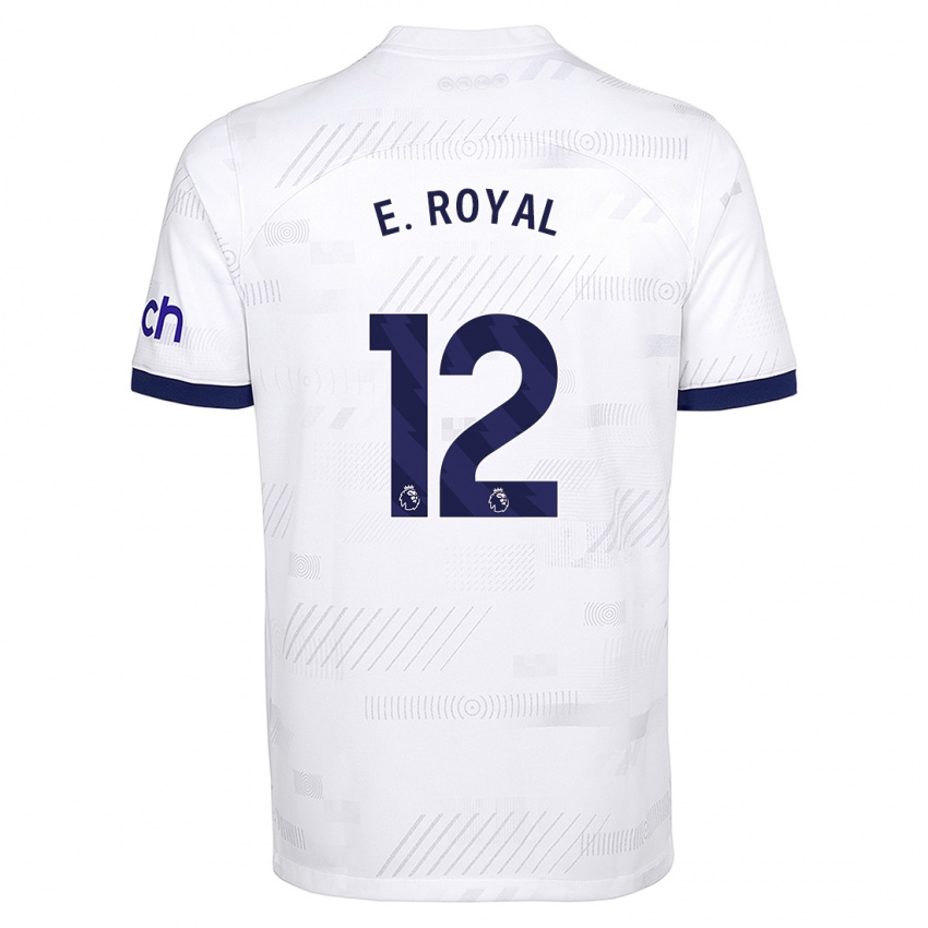 Kinder Emerson Royal #12 Weiß Heimtrikot Trikot 2023/24 T-Shirt
