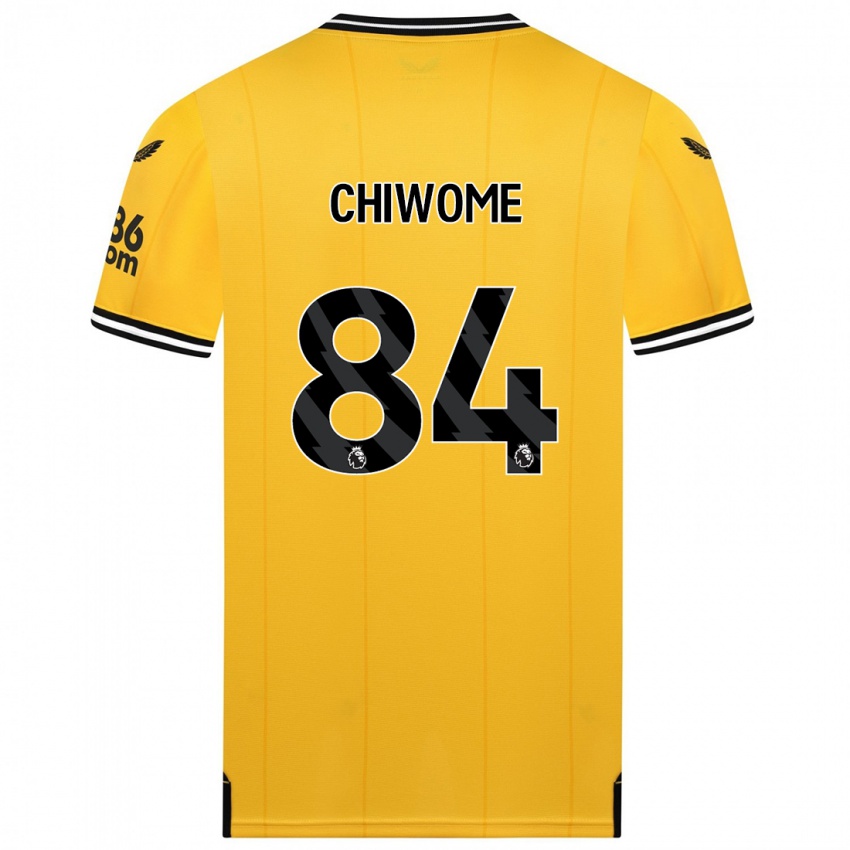 Kinder Leon Chiwome #84 Gelb Heimtrikot Trikot 2023/24 T-Shirt