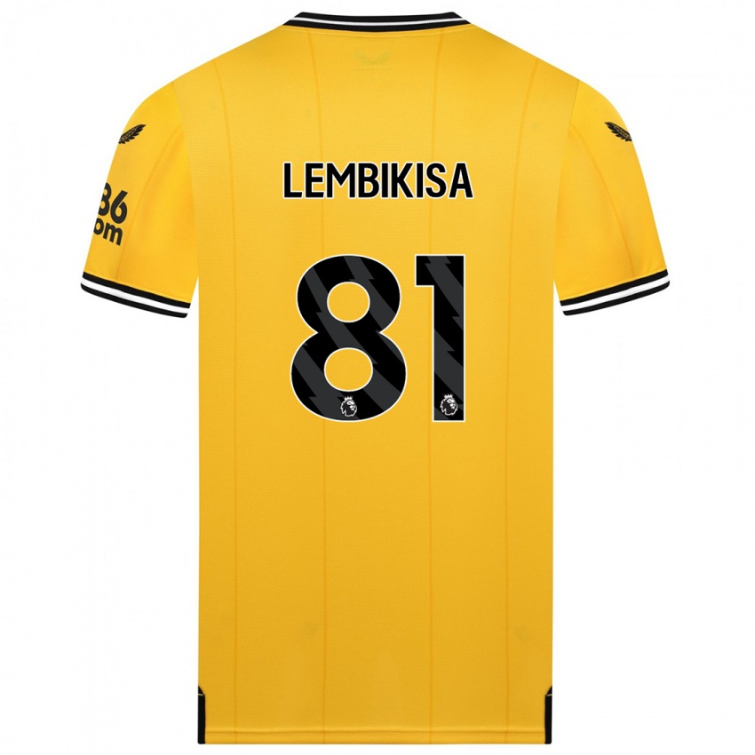 Kinder Dexter Lembikisa #81 Gelb Heimtrikot Trikot 2023/24 T-Shirt