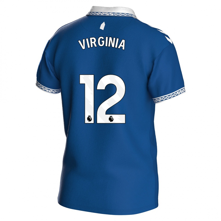 Kinder João Virgínia #12 Königsblau Heimtrikot Trikot 2023/24 T-Shirt