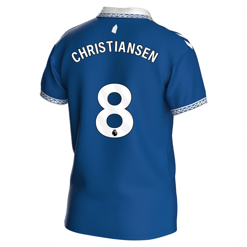 Kinder Izzy Christiansen #8 Königsblau Heimtrikot Trikot 2023/24 T-Shirt
