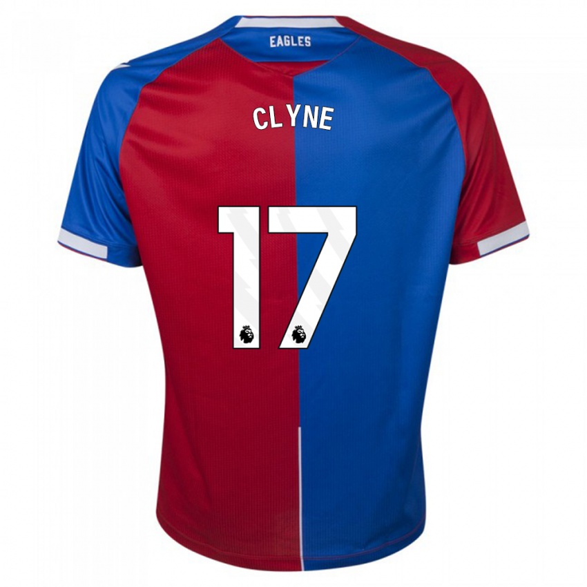 Kinder Nathaniel Clyne #17 Rot Blau Heimtrikot Trikot 2023/24 T-Shirt