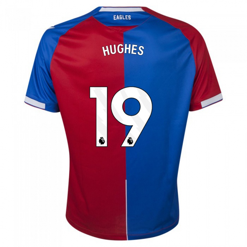 Kinder Will Hughes #19 Rot Blau Heimtrikot Trikot 2023/24 T-Shirt