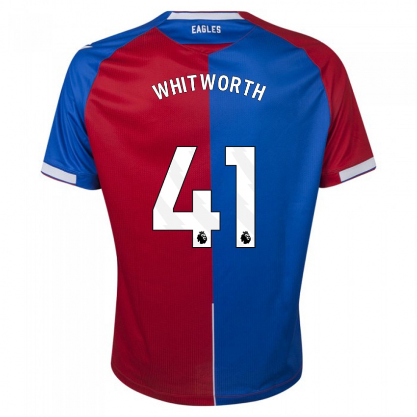 Kinder Joe Whitworth #41 Rot Blau Heimtrikot Trikot 2023/24 T-Shirt