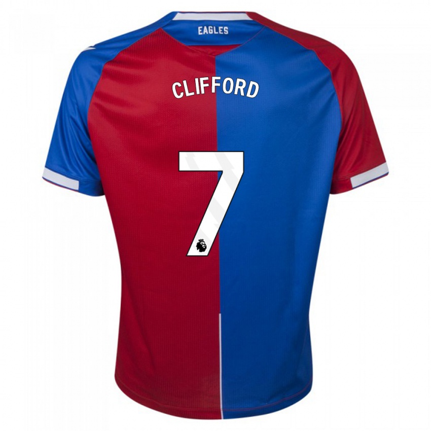 Kinder Charley Clifford #7 Rot Blau Heimtrikot Trikot 2023/24 T-Shirt