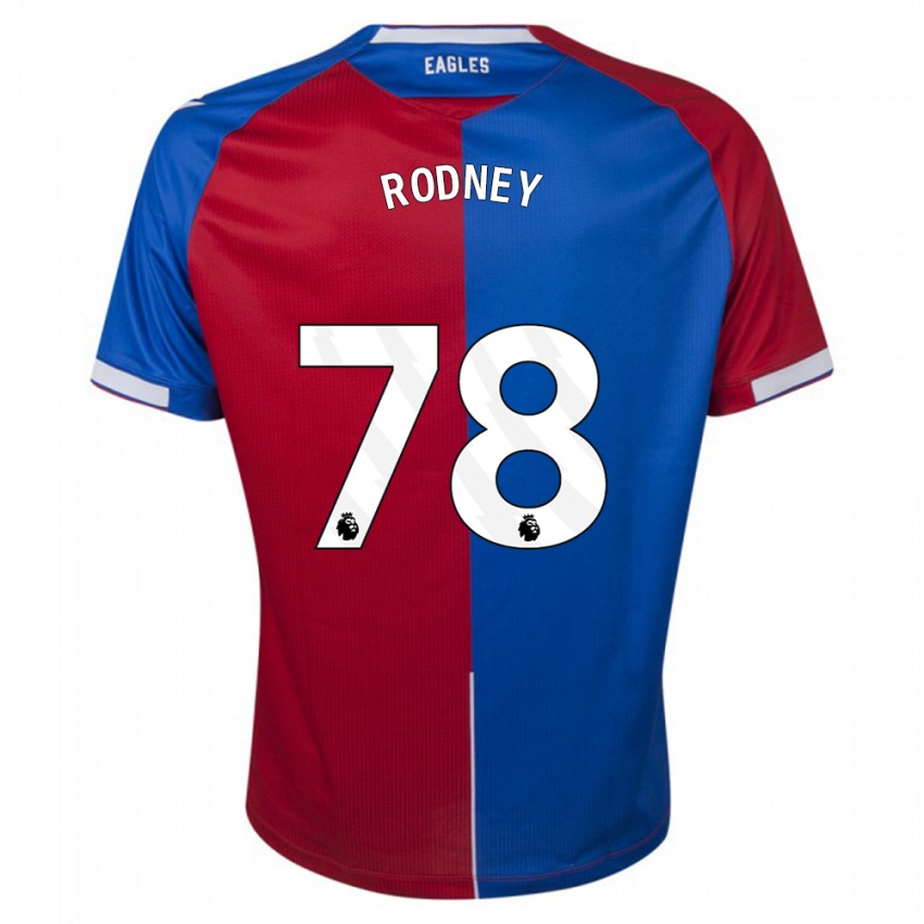 Kinder Kaden Rodney #78 Rot Blau Heimtrikot Trikot 2023/24 T-Shirt