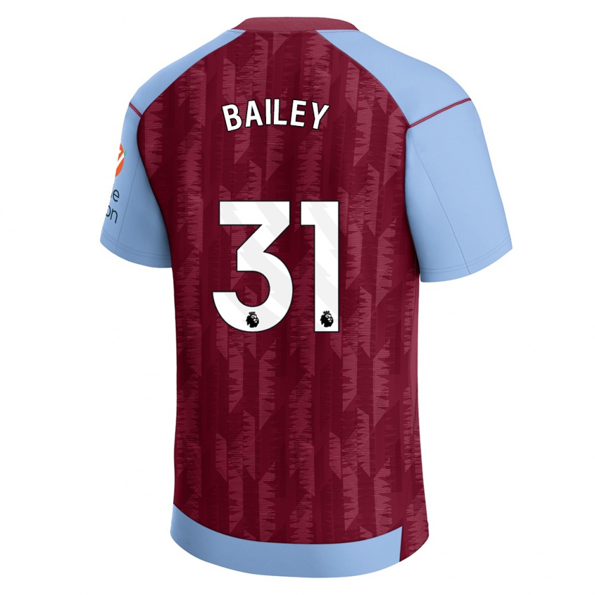 Kinder Leon Bailey #31 Weinrotblau Heimtrikot Trikot 2023/24 T-Shirt