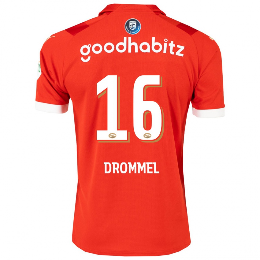 Kinder Joel Drommel #16 Rot Heimtrikot Trikot 2023/24 T-Shirt