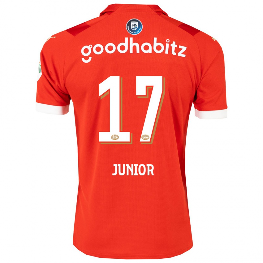 Kinder Mauro Junior #17 Rot Heimtrikot Trikot 2023/24 T-Shirt