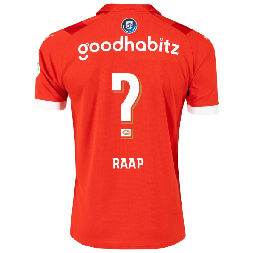 Kinder Yiandro Raap #0 Rot Heimtrikot Trikot 2023/24 T-Shirt