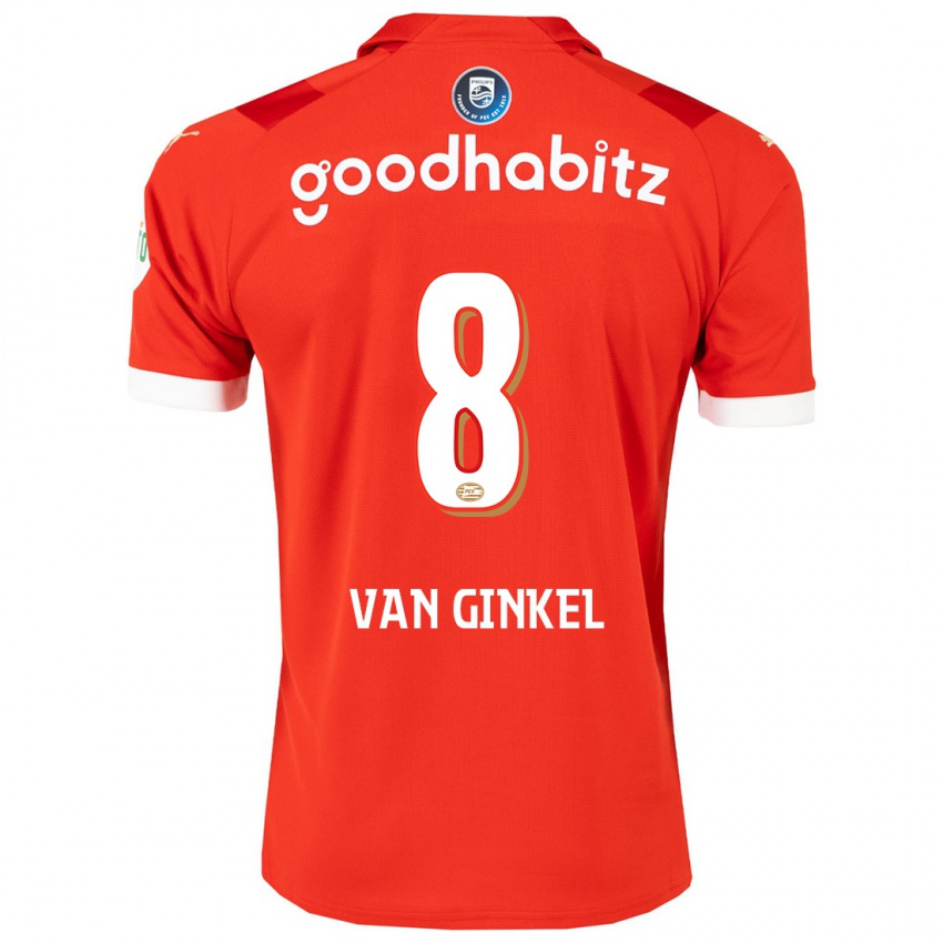 Kinder Marco Van Ginkel #8 Rot Heimtrikot Trikot 2023/24 T-Shirt