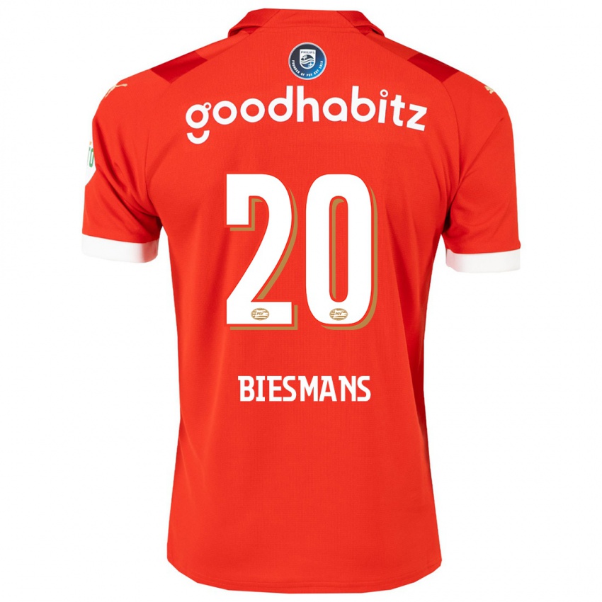 Kinder Julie Biesmans #20 Rot Heimtrikot Trikot 2023/24 T-Shirt