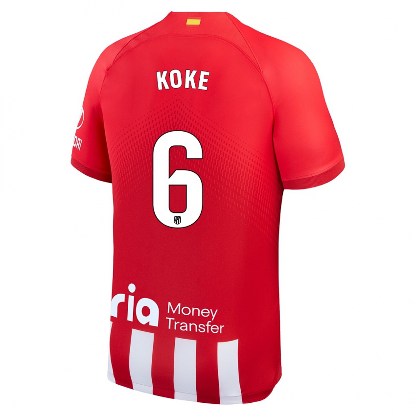 Kinder Koke #6 Rot-Weiss Heimtrikot Trikot 2023/24 T-Shirt