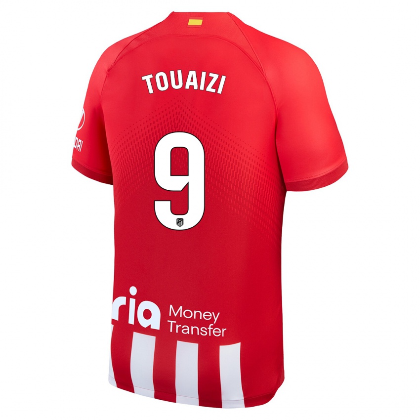 Kinder Nabil Touaizi #9 Rot-Weiss Heimtrikot Trikot 2023/24 T-Shirt