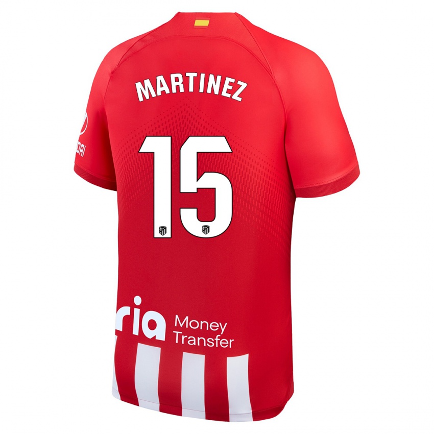 Kinder Daniel Martinez #15 Rot-Weiss Heimtrikot Trikot 2023/24 T-Shirt