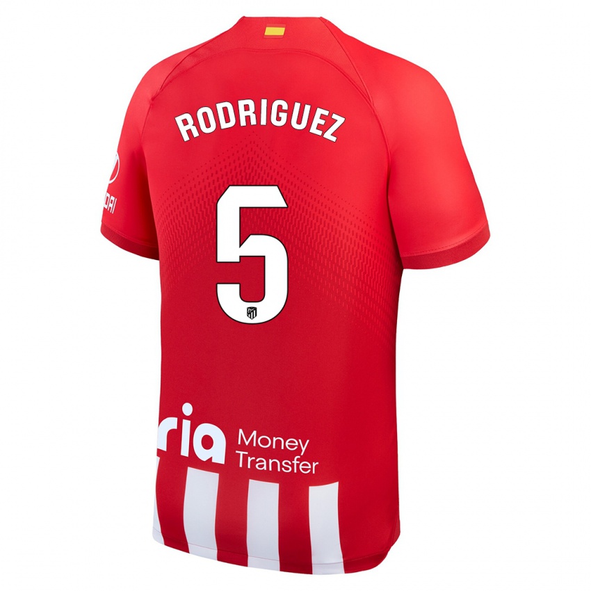 Kinder Cinta Rodriguez #5 Rot-Weiss Heimtrikot Trikot 2023/24 T-Shirt