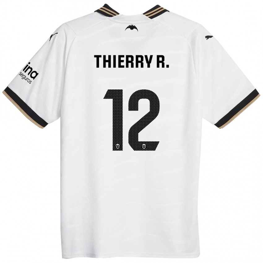 Kinder Thierry Correia #12 Weiß Heimtrikot Trikot 2023/24 T-Shirt