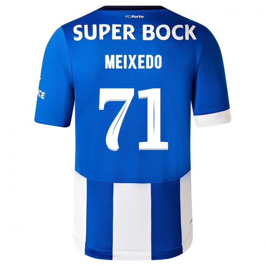 Kinder Francisco Meixedo #71 Blau Weiss Heimtrikot Trikot 2023/24 T-Shirt