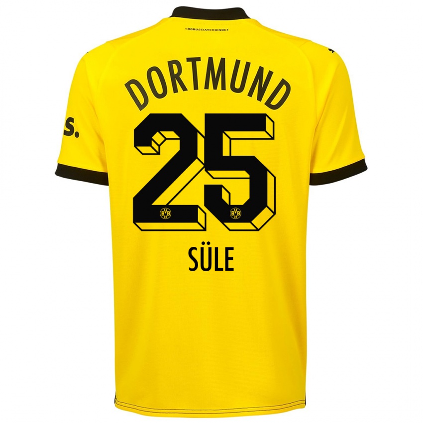 Kinder Niklas Süle #25 Gelb Heimtrikot Trikot 2023/24 T-Shirt