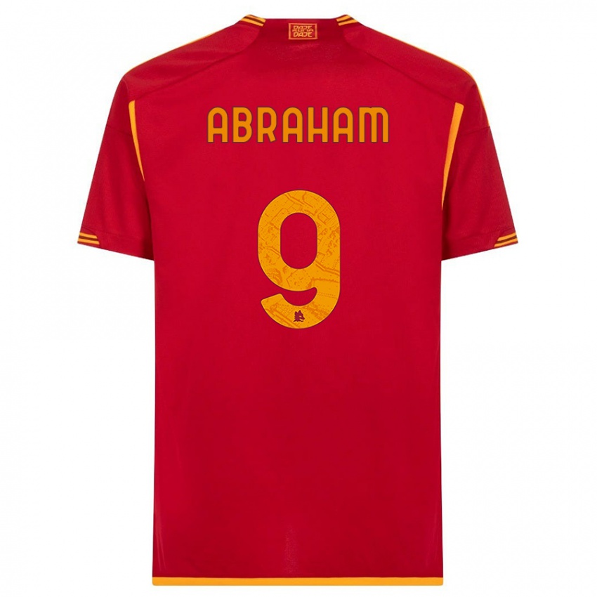 Kinder Tammy Abraham #9 Rot Heimtrikot Trikot 2023/24 T-Shirt