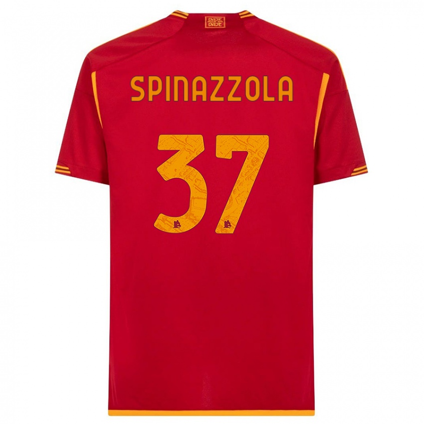Kinder Leonardo Spinazzola #37 Rot Heimtrikot Trikot 2023/24 T-Shirt