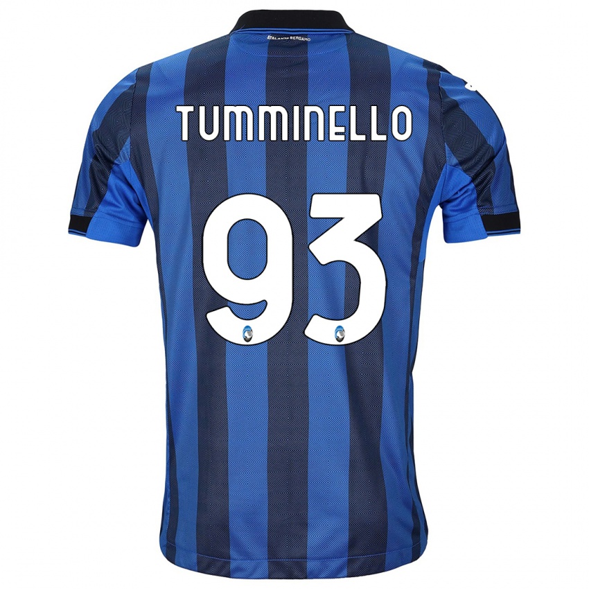 Kinder Marco Tumminello #93 Schwarz Blau Heimtrikot Trikot 2023/24 T-Shirt